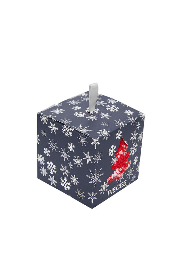 Pieces Pack de meias em caixa de Natal vermelho