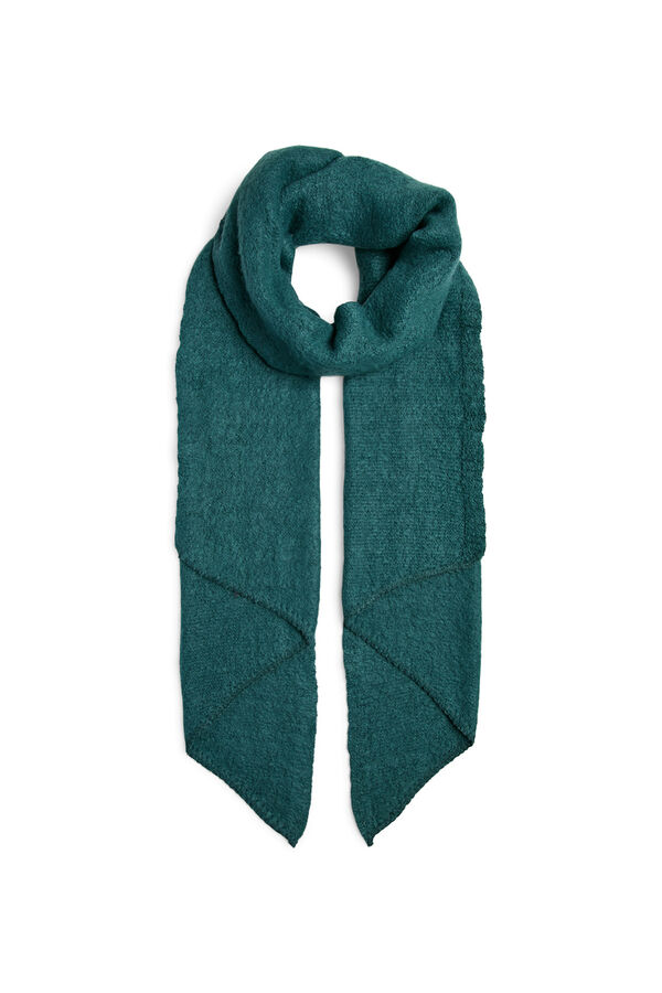 Pieces Bufanda larga asim&eacute;trica azul