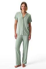 Penti Conjunto de pijama canal&eacute; verde
