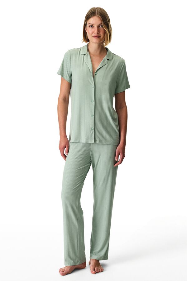 Penti Conjunto de pijama canal&eacute; verde