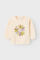 Womensecret Baby girls' sweatshirt with patch detail blanc