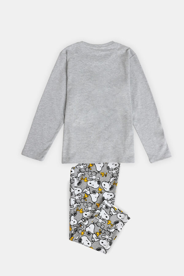 Admas Pijama Ni&ntilde;a Snoopy Funny gris
