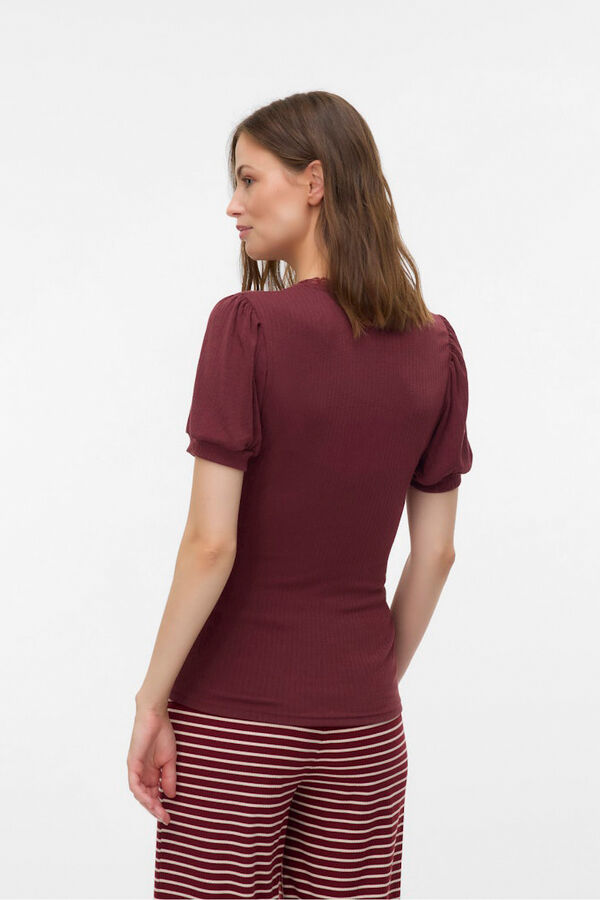 Mamalicious Top de maternity e amamenta&ccedil;&atilde;o de manga curta   rosa