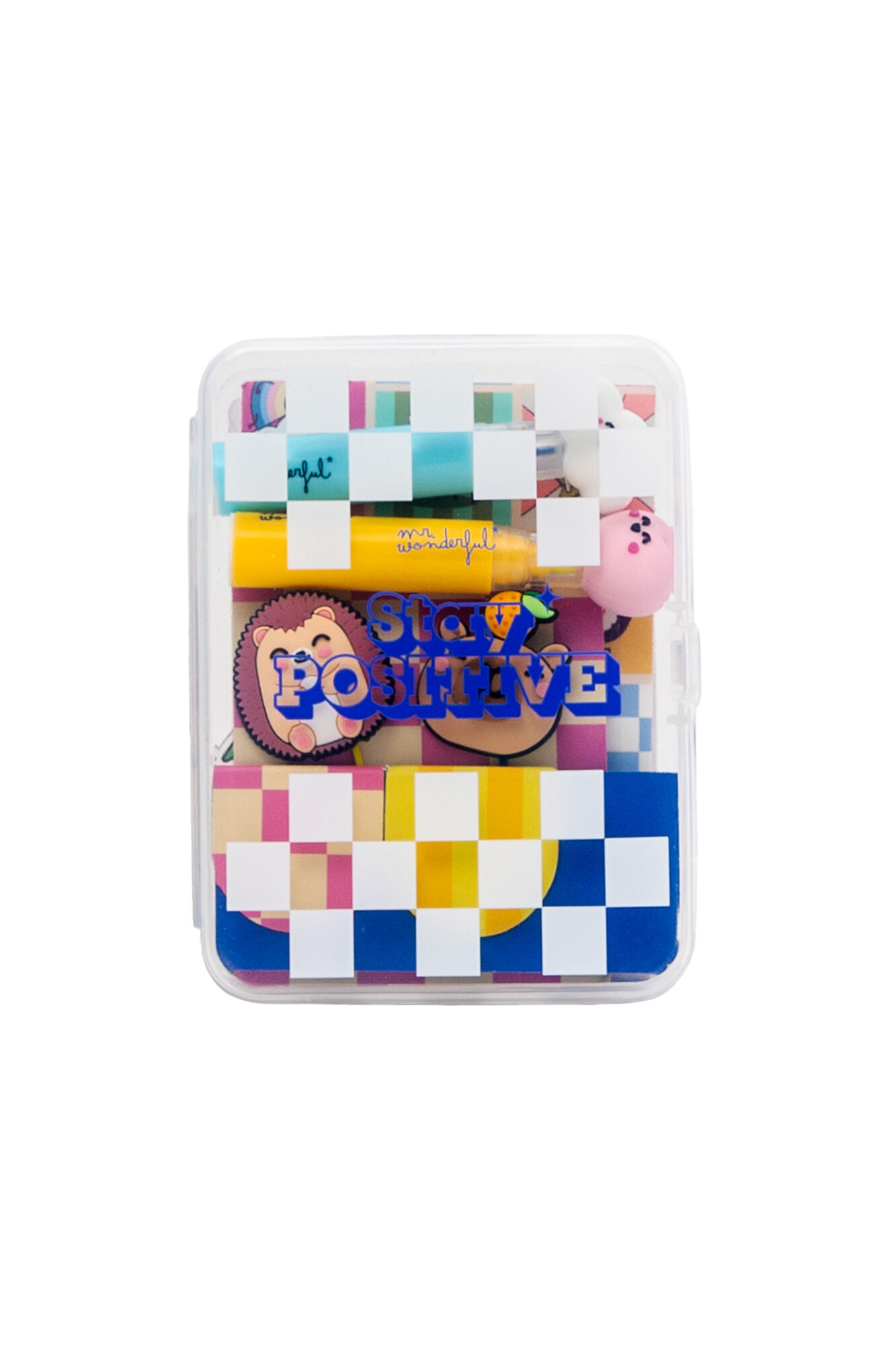 Mr. Wonderful Kit para decorar tu agenda - Stay positive