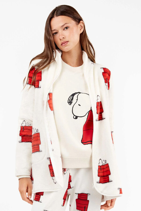 Gisela Robe de banho extra macio e macio branco