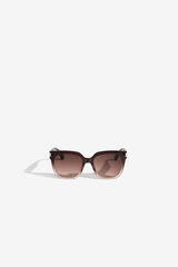 Vilanova Square Acrylic Sunglasses Braon