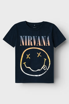 Womensecret T-shirt menino Nirvana azul