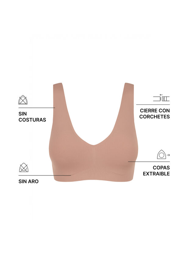 Women'secret Toffee mikrofiber grudnjak DREAMY Braon