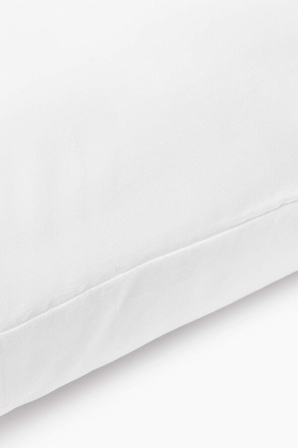 Womensecret Percale cotton cushion cover blanc