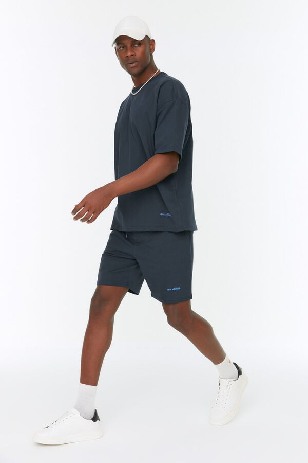 Trendyol Conjunto de chandal liso azul