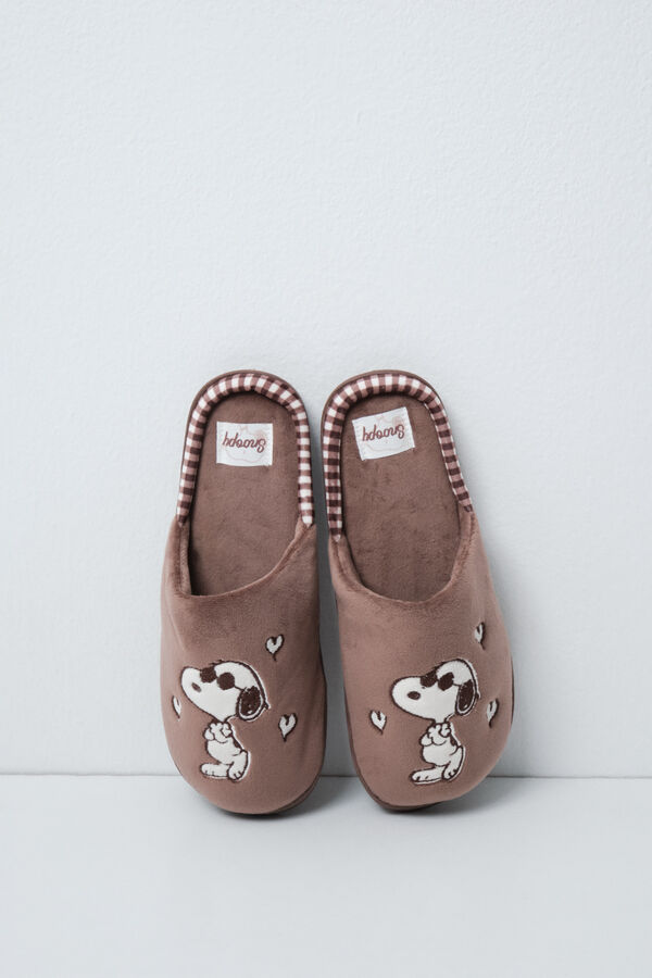 Women'secret Snoopy slippers nude