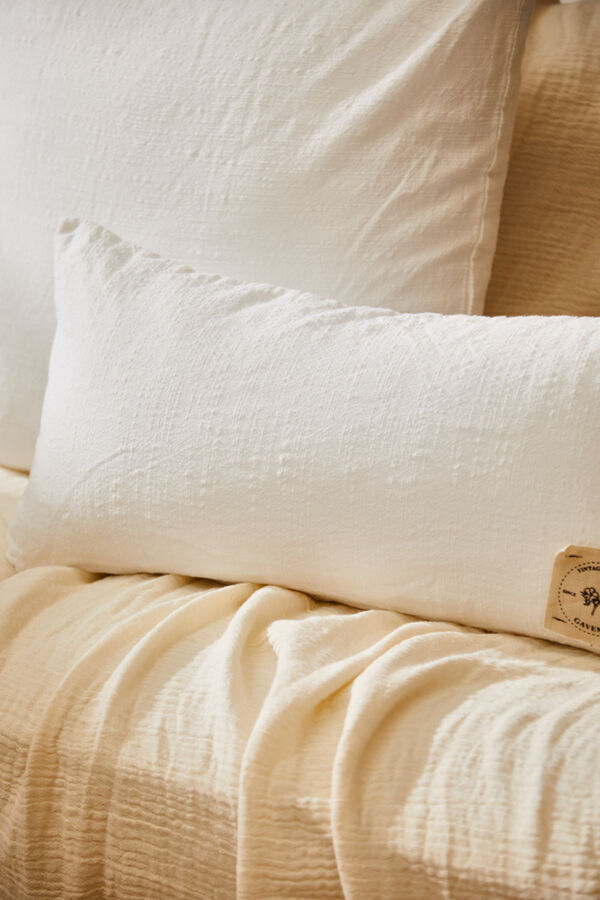 Calma House Gavema wei&szlig;er Kissenbezug Wei&szlig;