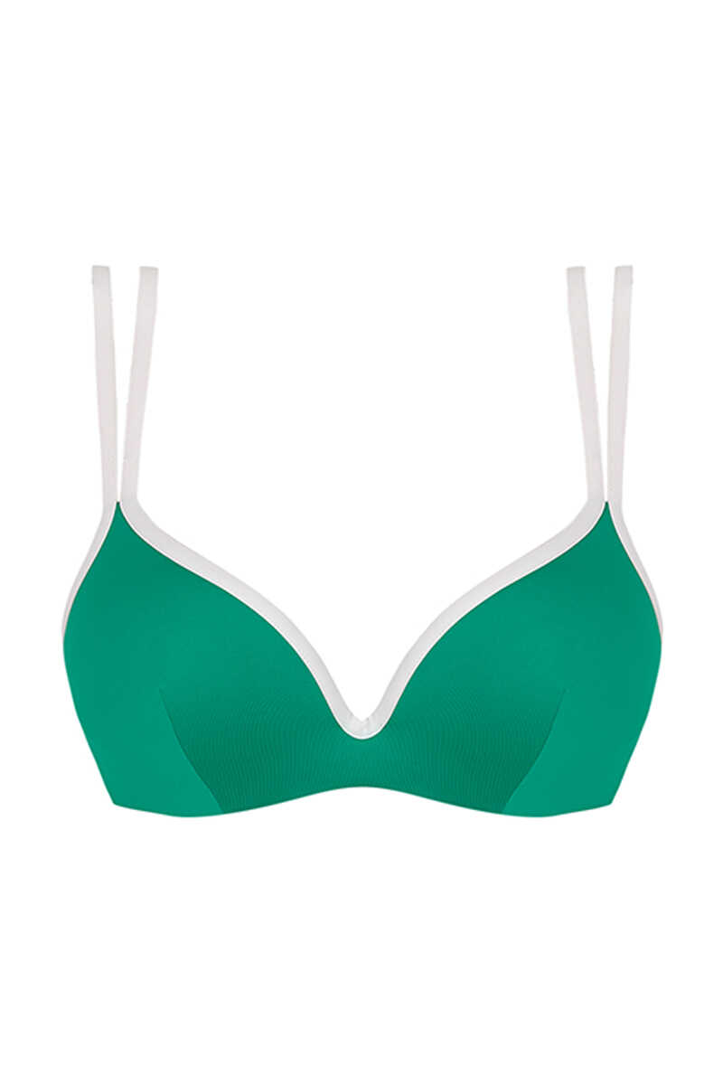 Womensecret Haut bikini super push-up vert vert