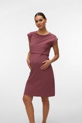 Mamalicious Kurzes Umstands- und Stillkleid Rosa