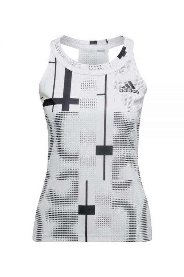 Womensecret Adidas Wms Club Tennis Graph Tank White/Black blanc