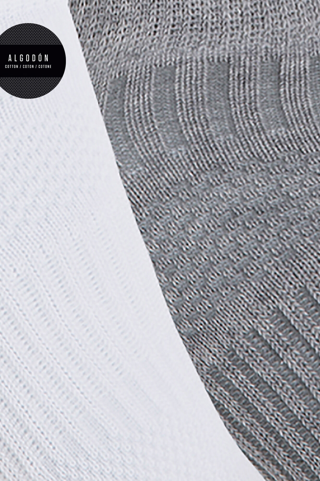 Punto Blanco Pacote de 2 meias esportivas de algod&atilde;o