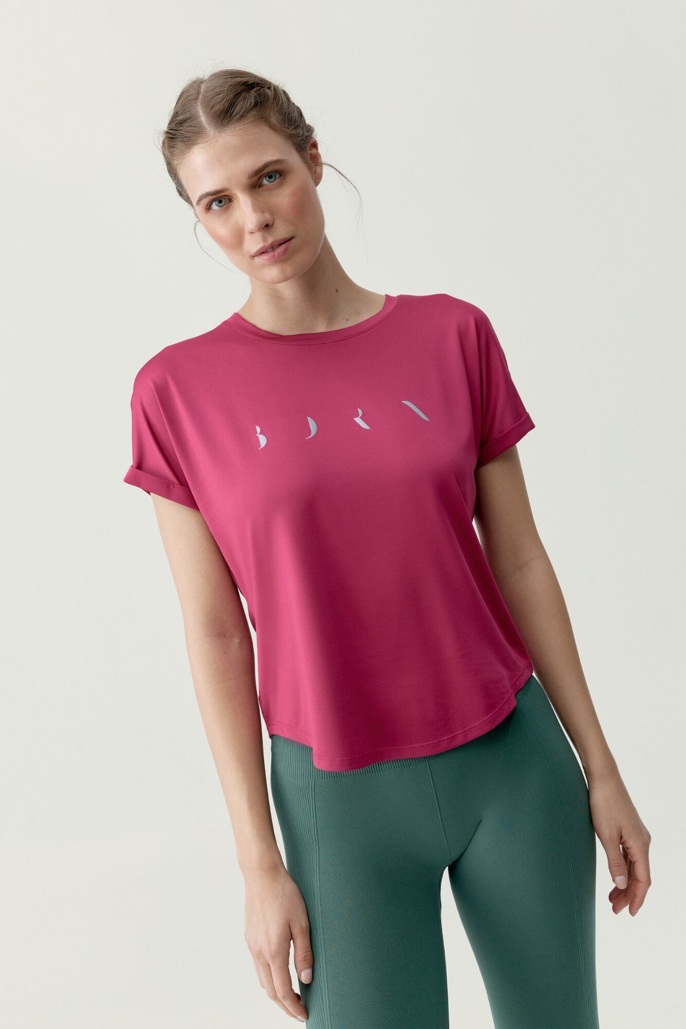 Born Living Yoga T-shirt Azami Ameixa