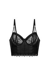 Dorina Corpete Hasina sem enchimento preto