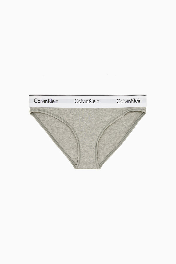 Womensecret Modern Cotton elasticated waist panties grey