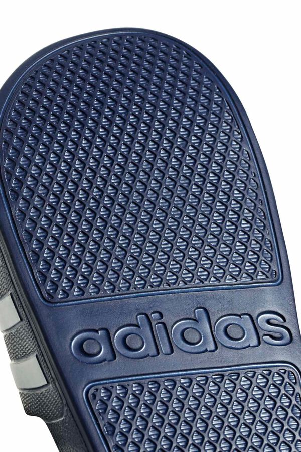 Adidas Adilette 3-stripe slide sandals blue