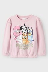 Name it Sweatshirt Bluey de menina rosa