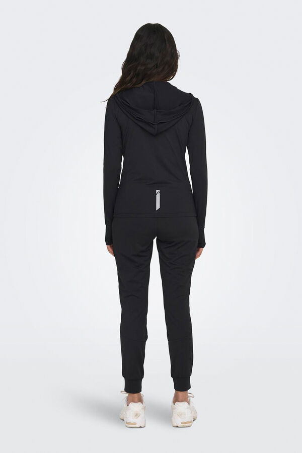 Only Play Ultraleichte Trainingsjacke Schwarz