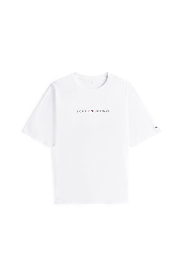 Tommy Jeans T-shirt with logo print white