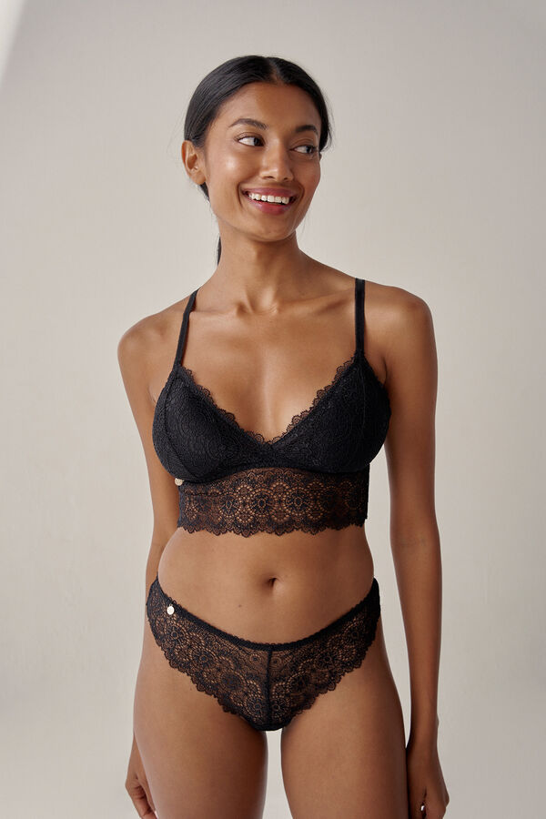 Black Limba Sul Black Thong black