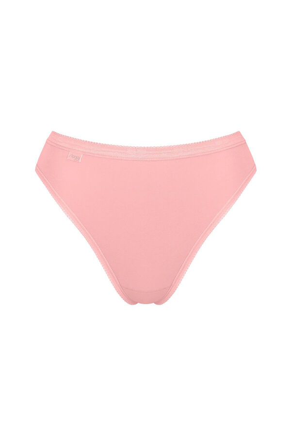 Sloggi 3-pack seamless high-waisted panties pink