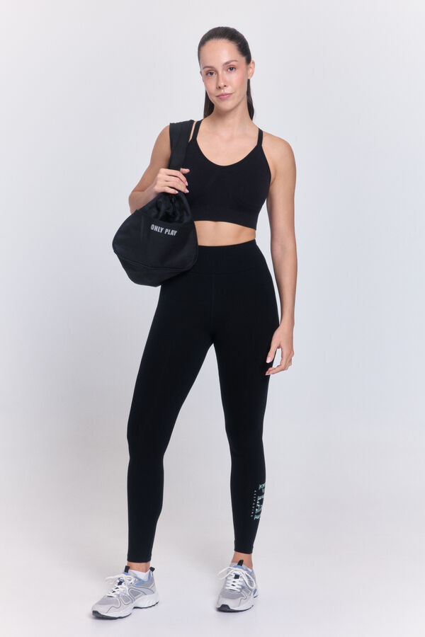 Only Play Sujetador intensidad media con copas negro