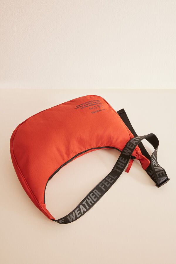 Womensecret Narančasta vrećasta torba srednje veličine od najlona Narančasta