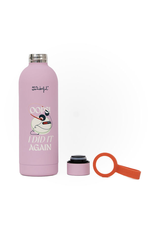 Mr. Wonderful Botella t&eacute;rmica 550 ml - Oops! I did it again estampado
