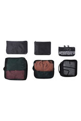 Totto Packing Cube X6 Travel Organizer - Black Schwarz