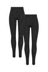 Pieces Pack 2 leggings negro