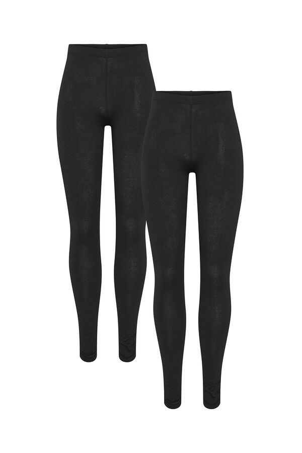 Pieces Pack 2 leggings negro