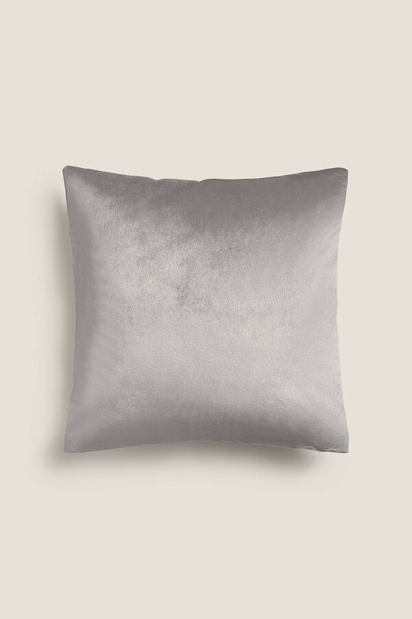 Womensecret Cotton velvet cushion cover brown