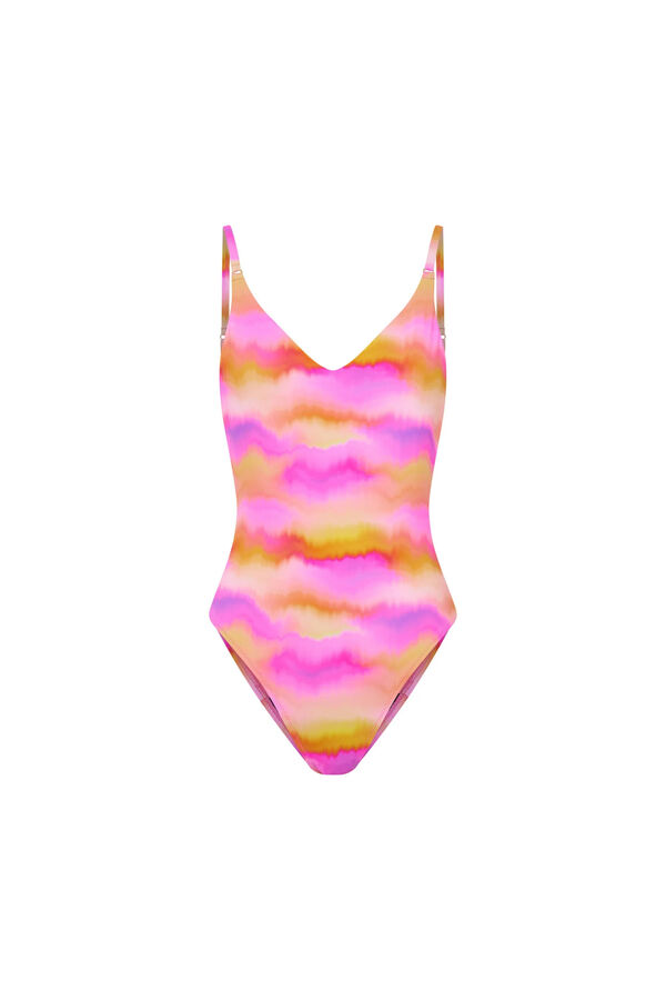 Modibodi Ba&ntilde;ador menstrual cuello en V estampado