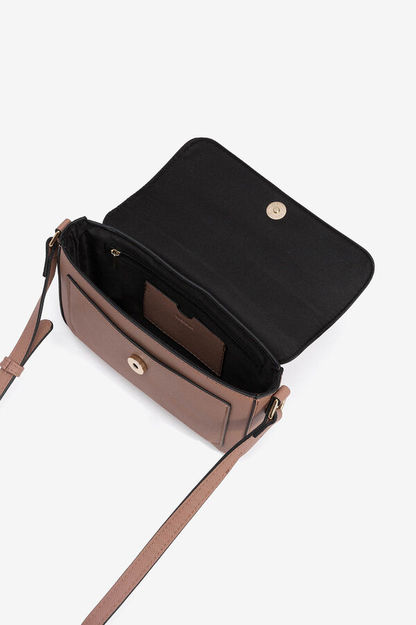 Vilanova Bolso Bandolera con Solapa rosa