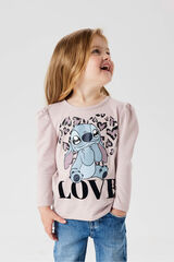 Name it Stitch girl's t-shirt  Rosa