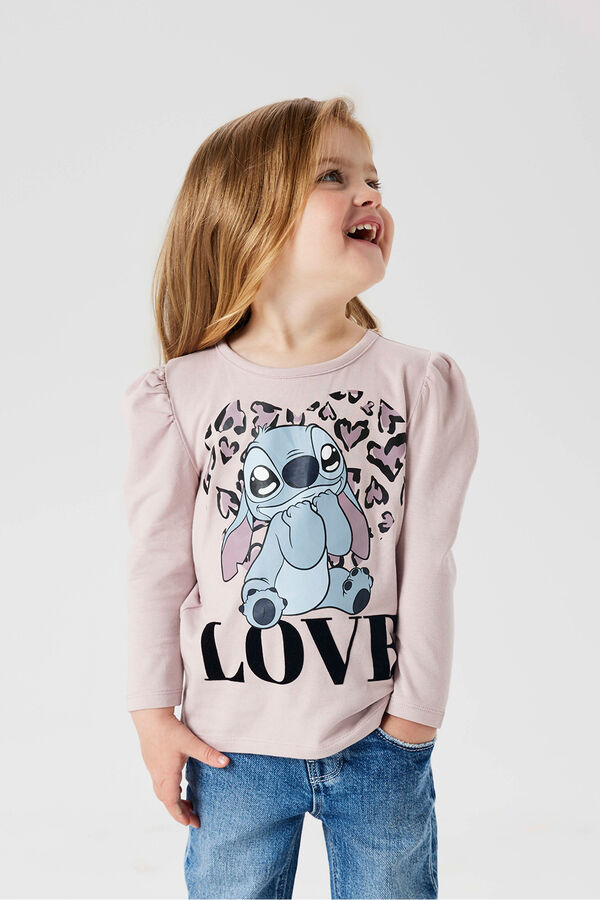 Name it Stitch girl's t-shirt  Rosa