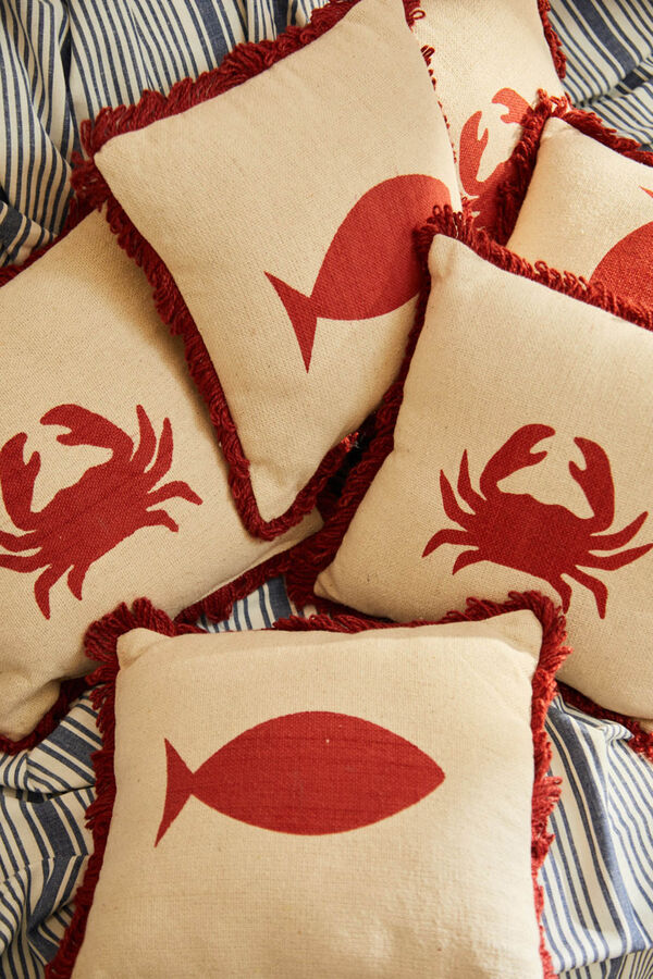 Calma House Crab padding cushion Crvena