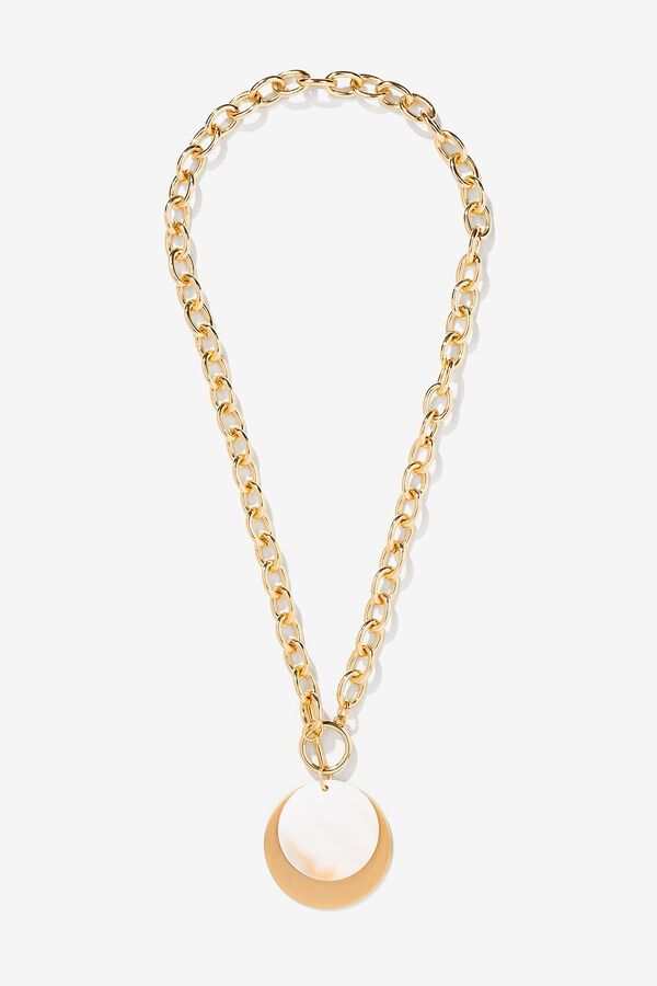 Womensecret Chain necklace with mother-of-pearl rávasalt mintás