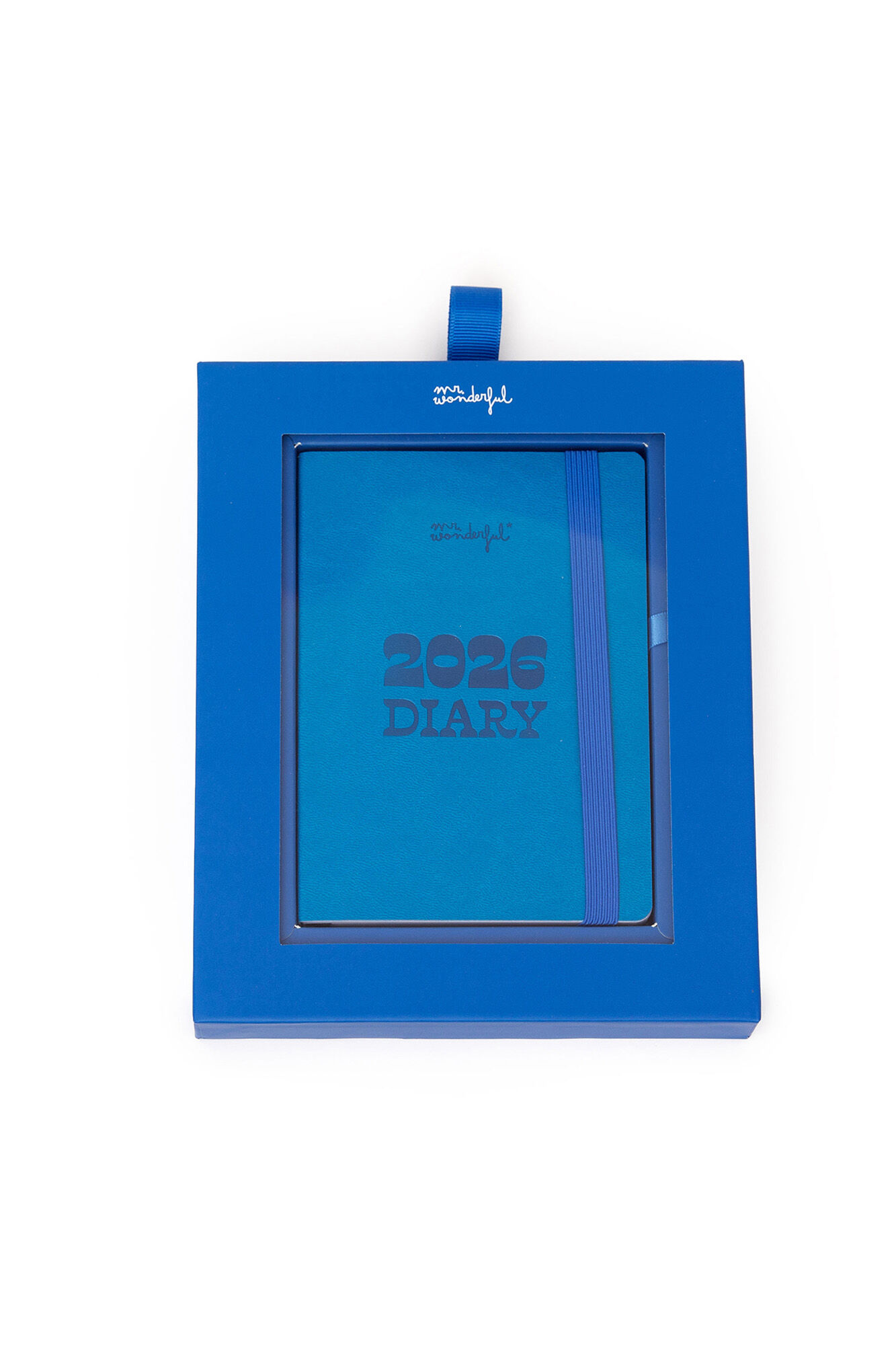 Mr. Wonderful Agenda Pocket 2026 Semanal peque&ntilde;a - Azul