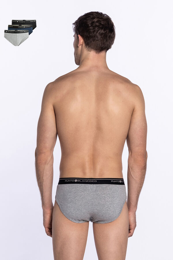 Punto Blanco Pack de 3 slips algod&oacute;n estampado