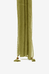 Womensecret Rectangular pleated scarf Grün