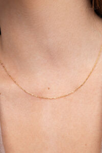 Singularu Collar Everyday Plata Ba&ntilde;o Oro