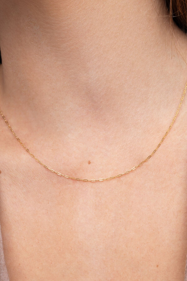 Singularu Collar Everyday Plata Ba&ntilde;o Oro amarillo
