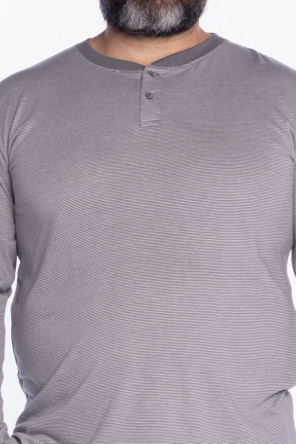 Punto Blanco Pijama comprido homem cinzento