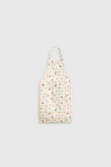 Textura Printed cotton apron printed