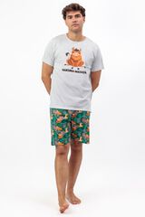 Admas Pijama corto Hakuna Matata gris